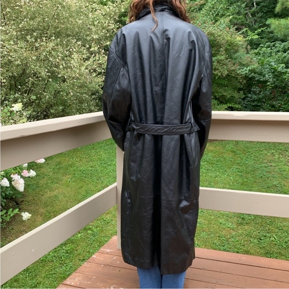 📌 NWOT Vintage Wilson’s Leather Trench Coat - Picture 9 of 9